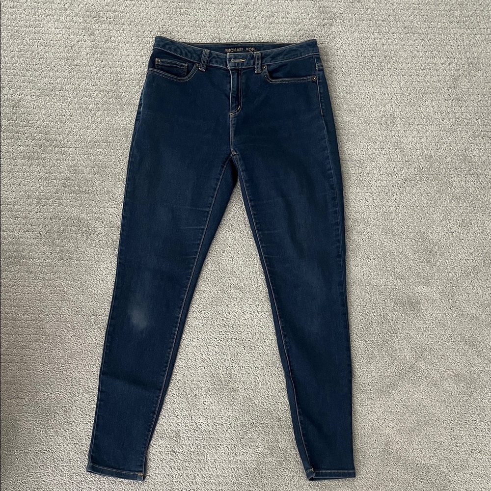 Michael Kors Dark Blue Skinny Jeans for Women